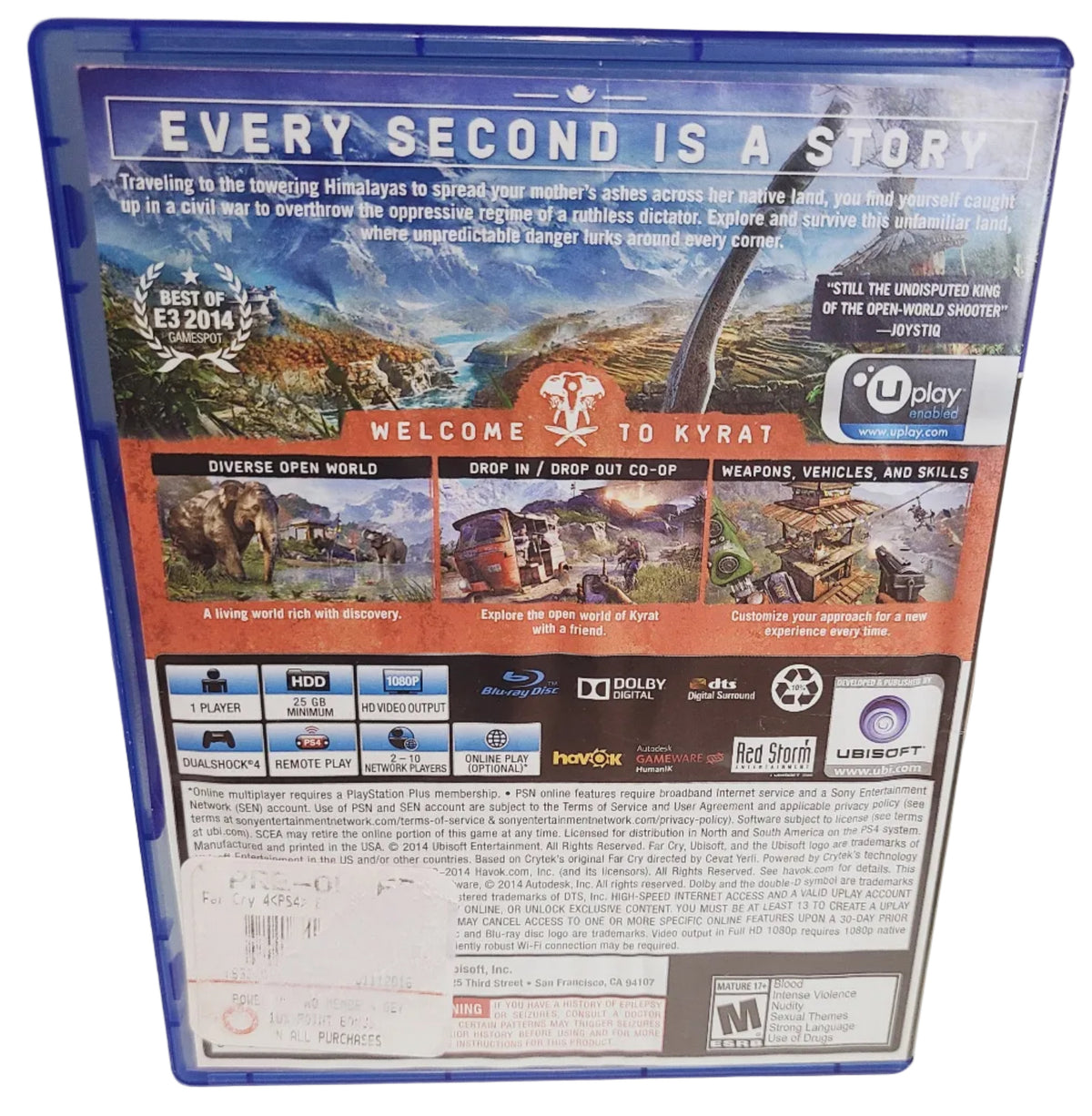 Far Cry 4 PS4 2014
