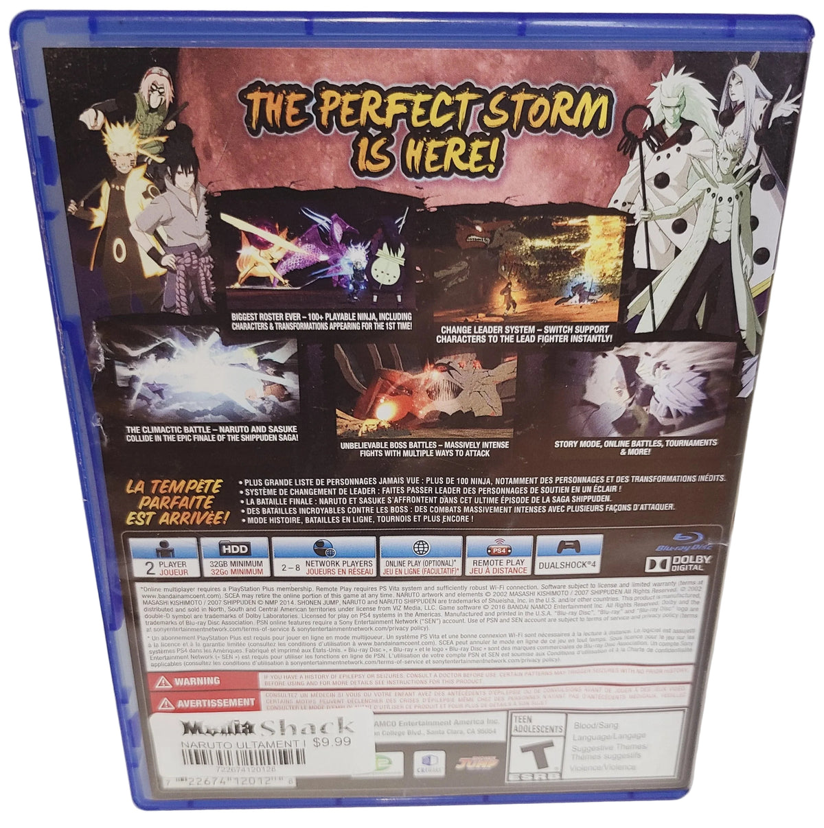 Naruto Shippuden Ultimate Ninja Storm 4 PS4