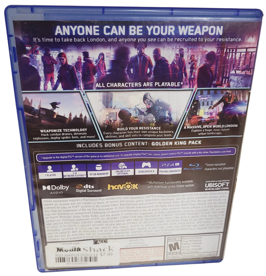 Watch Dogs Legion PS4