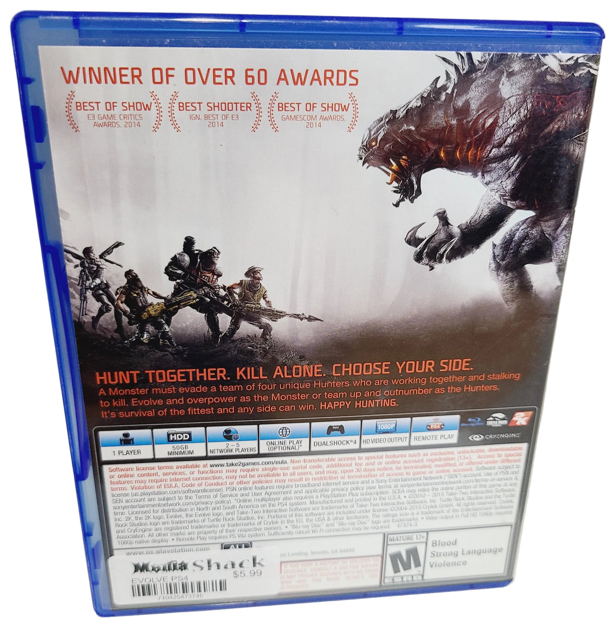 Evolve PS4 2010