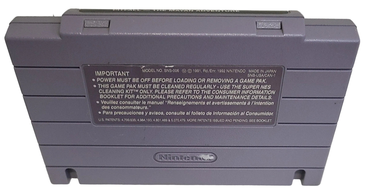 Pitfall The Mayan Adventure SNES