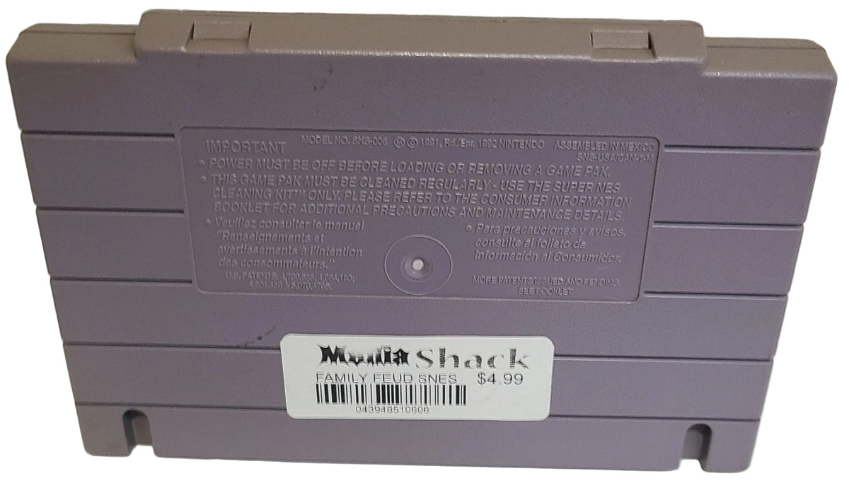 Family Fued SNES