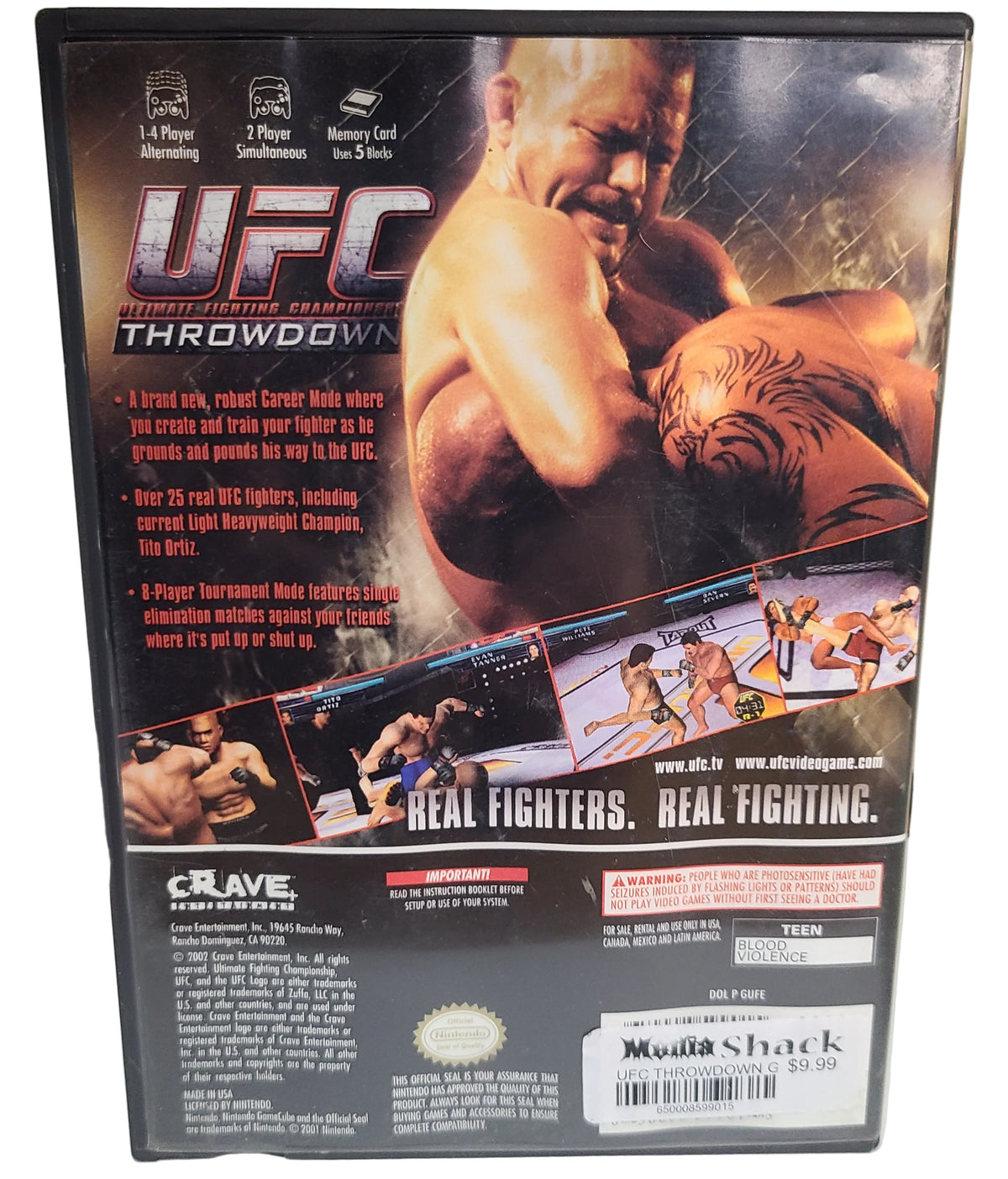 UFC Throwdown Gamecube
