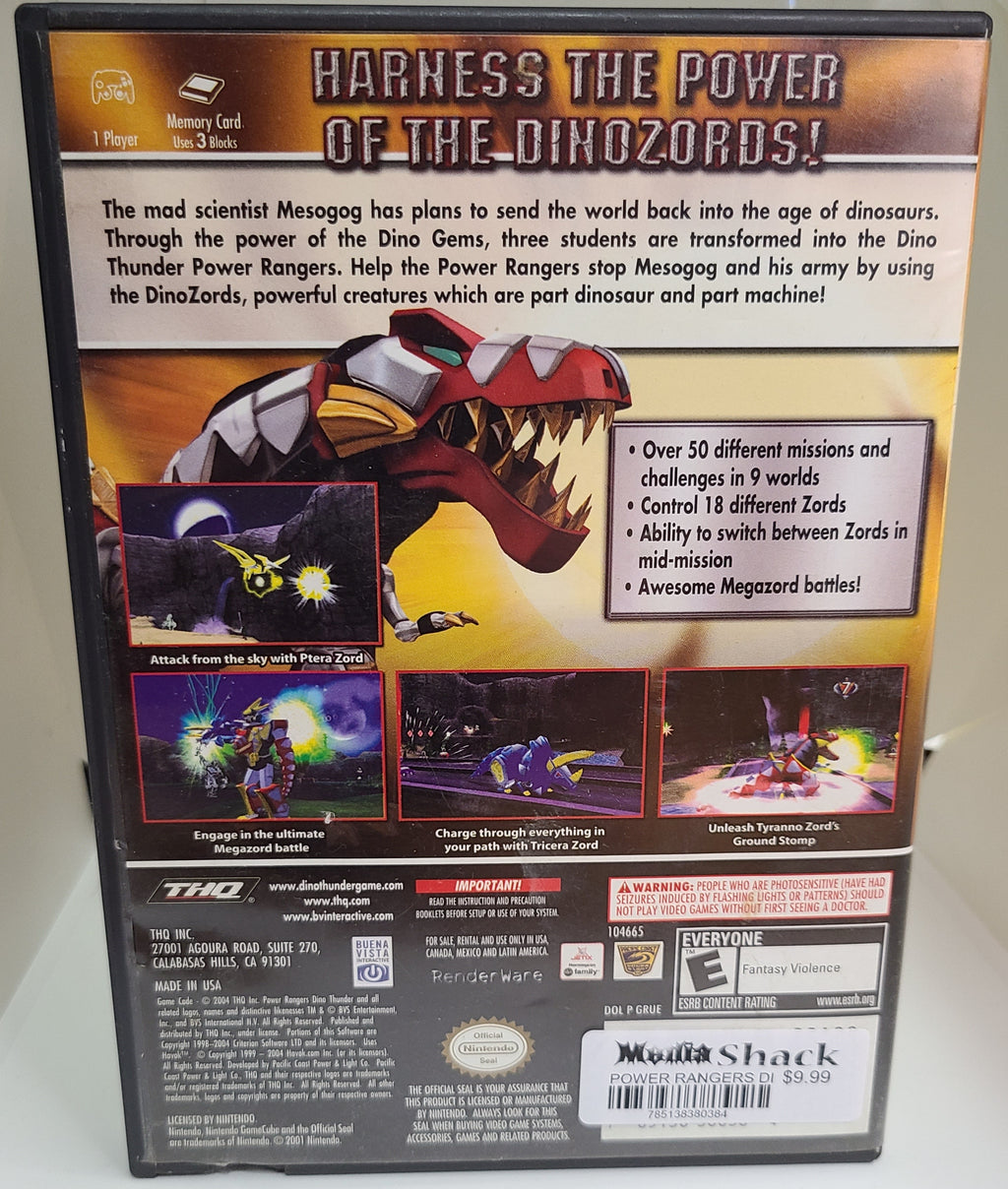 Power Rangers Dino Thunder Gamecube