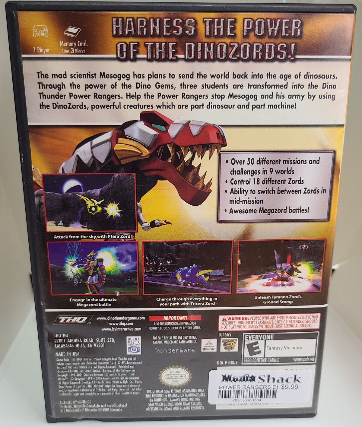 Power Rangers Dino Thunder Gamecube