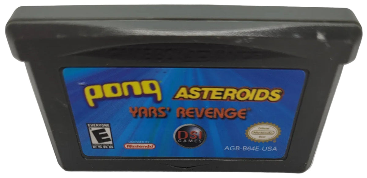Pong/Asteroids/Yars' Revenge Gameboy Advance