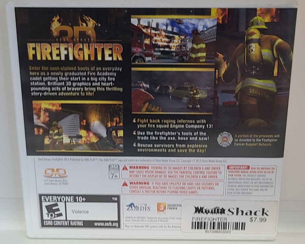 Real Heroes Firefighter 3D Nintendo 3DS