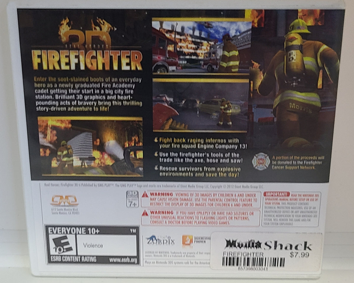 Real Heroes Firefighter 3D Nintendo 3DS