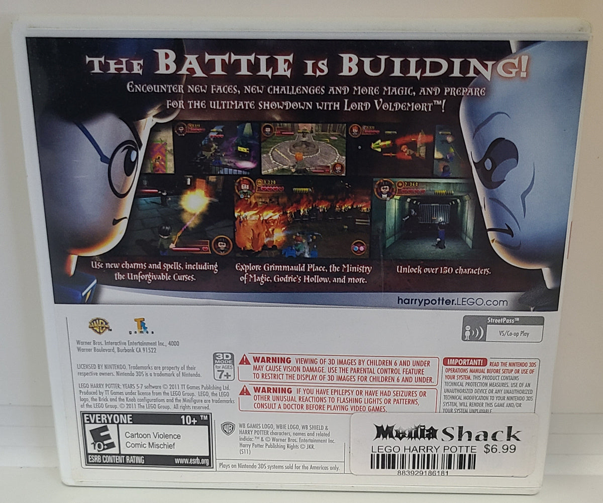 Lego Harry Potter Years 5-7 Nintendo 3DS