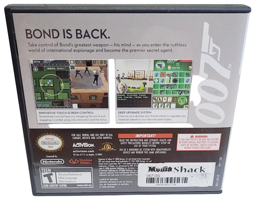 007 Quantum of Solace Nintendo DS