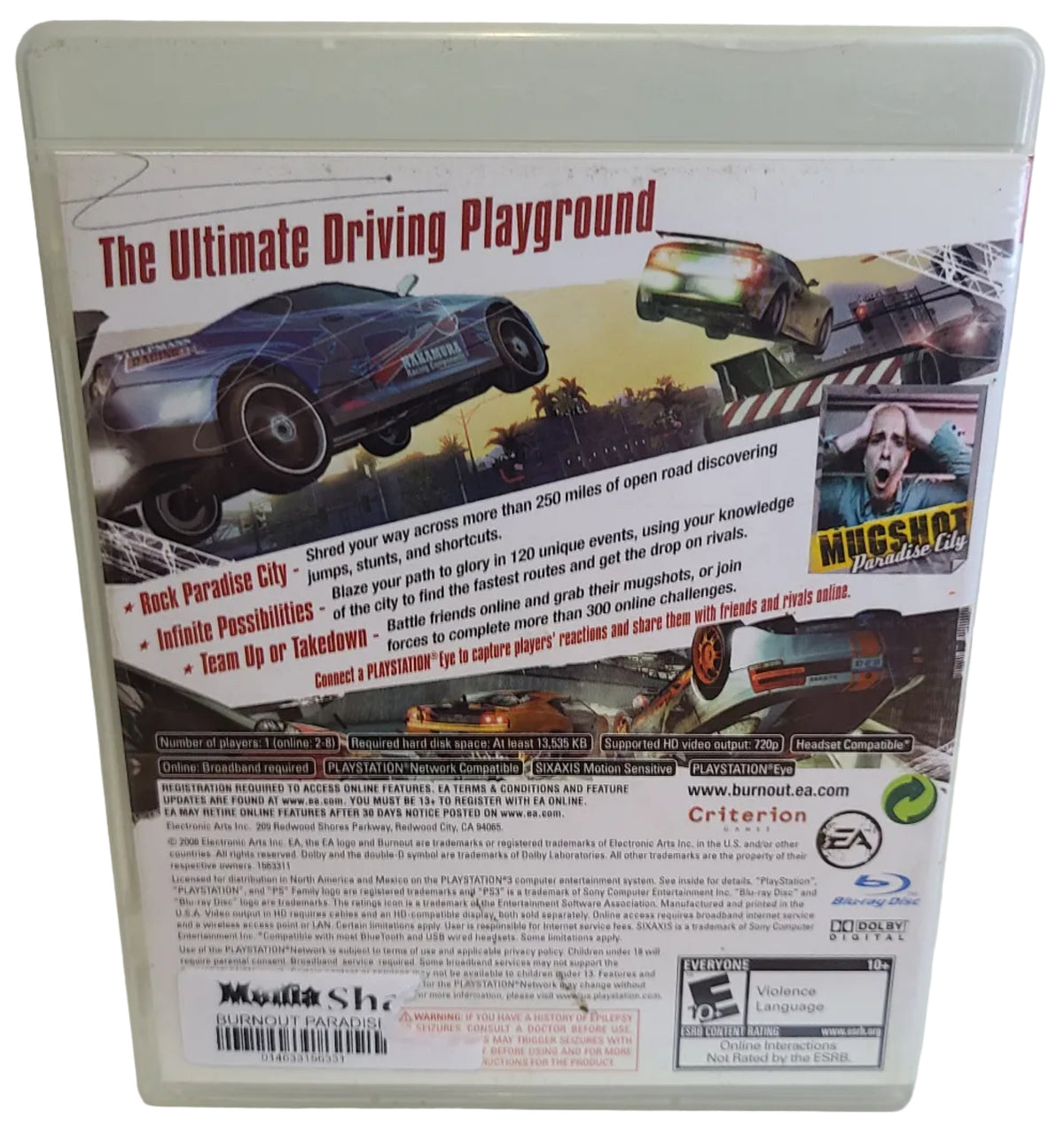 Burnout Paradise Playstation 3 PS3