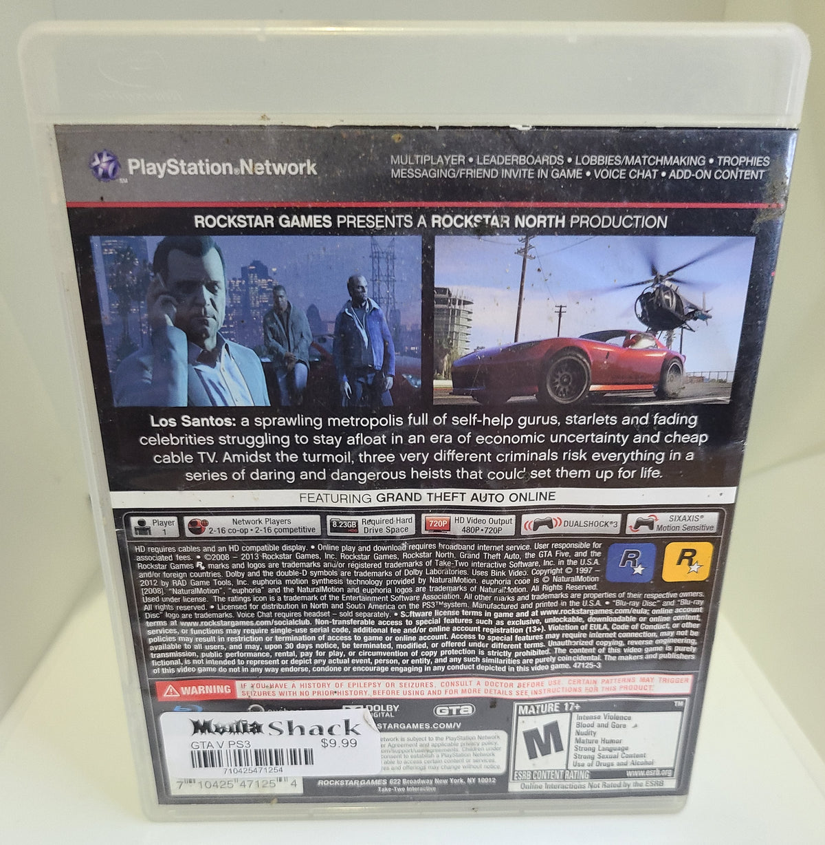 Grand Theft Auto V Playstation 3 PS3