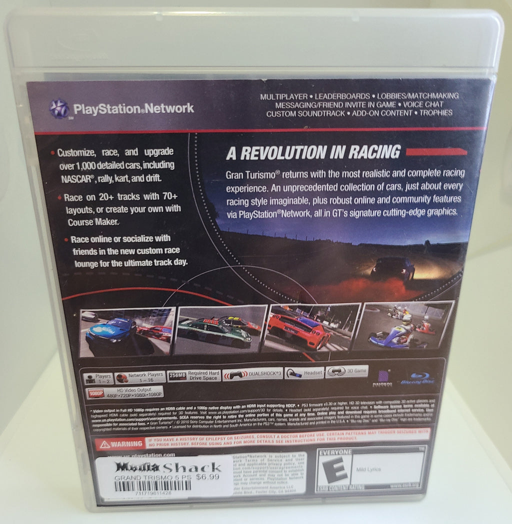 Gran Turismo 5 Playstation 3 PS3