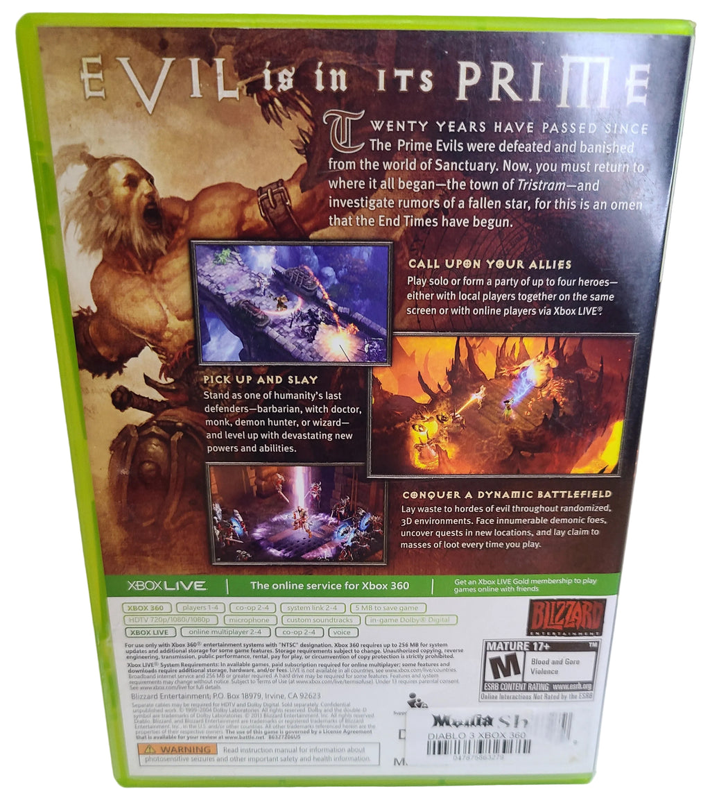 Diablo III Xbox 360