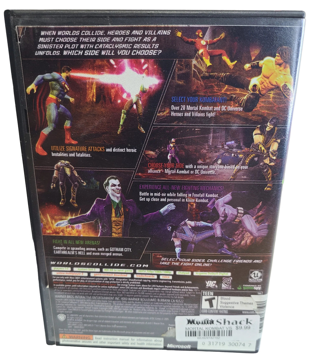 Mortal Kombat Vs DC Universe Xbox 360
