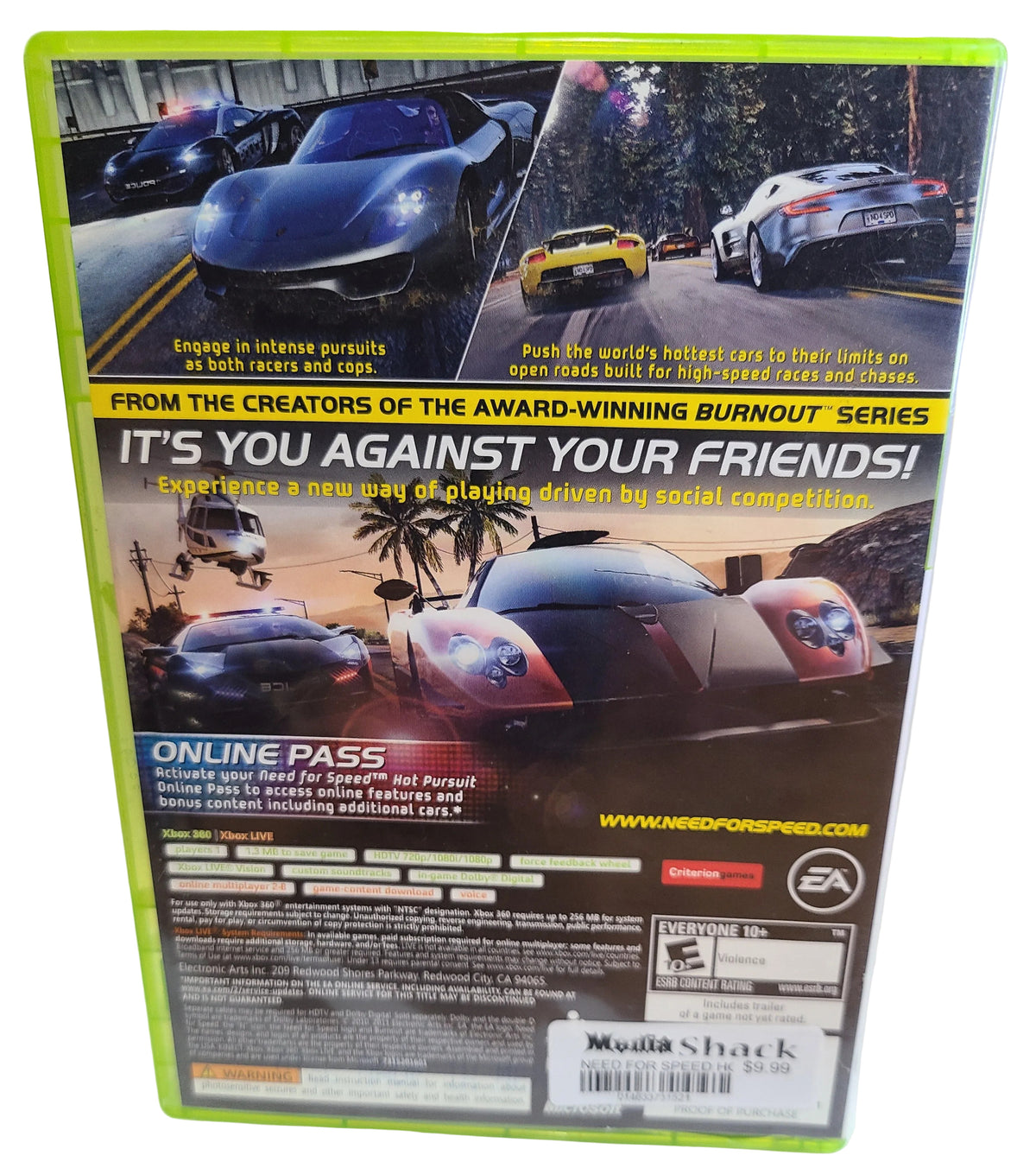 Need For Speed Hot Pursuit Xbox 360
