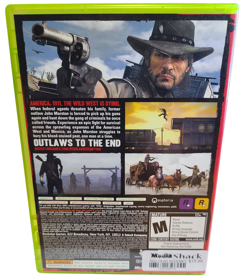 Read Dead Redemption Xbox 360