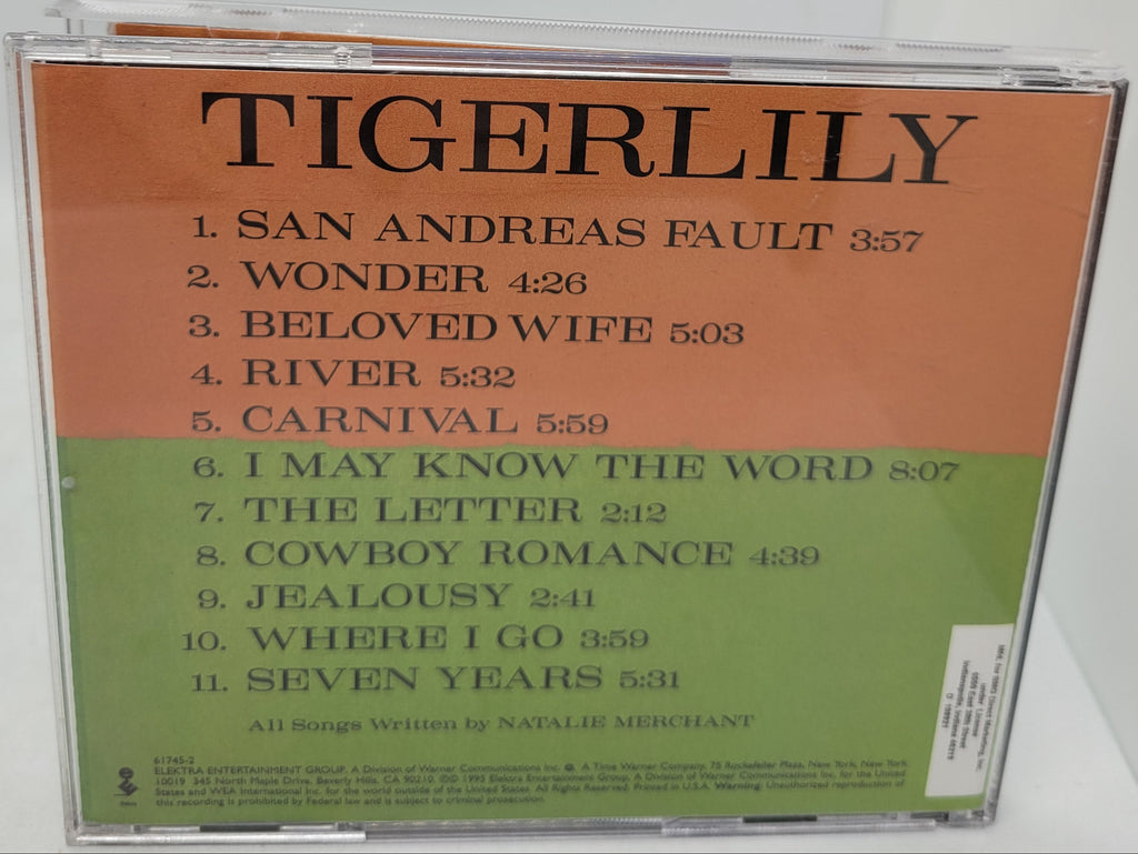 Tigerlily Natalie Merchant CD