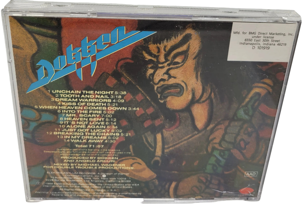 Dokken Beast From The East CD