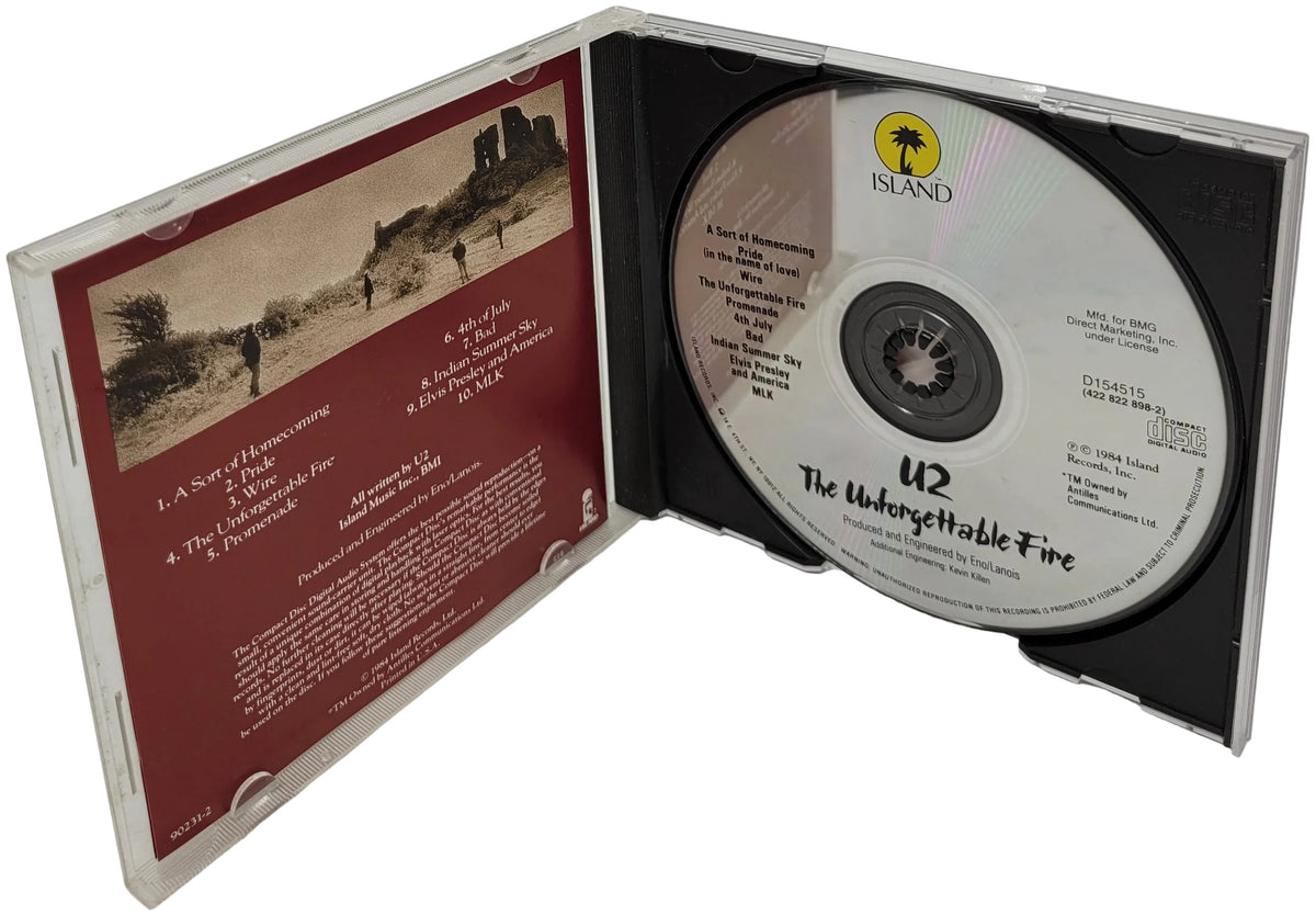 U2 The Unforgetable Fire CD
