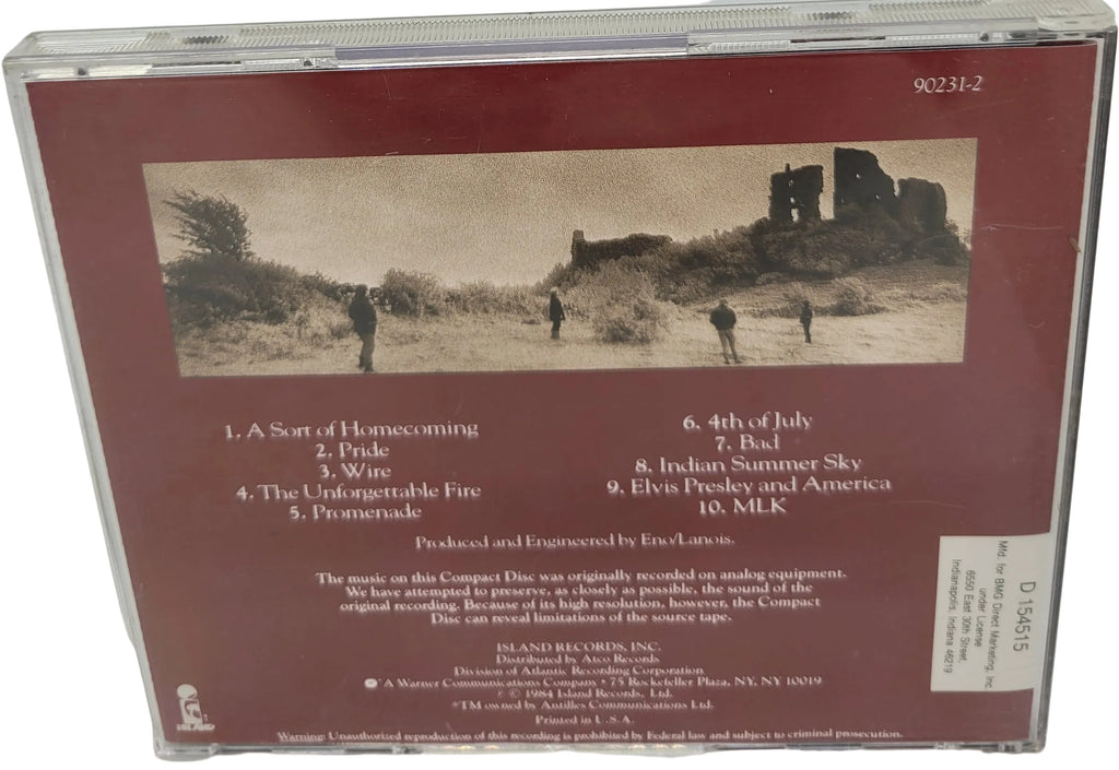 U2 The Unforgetable Fire CD