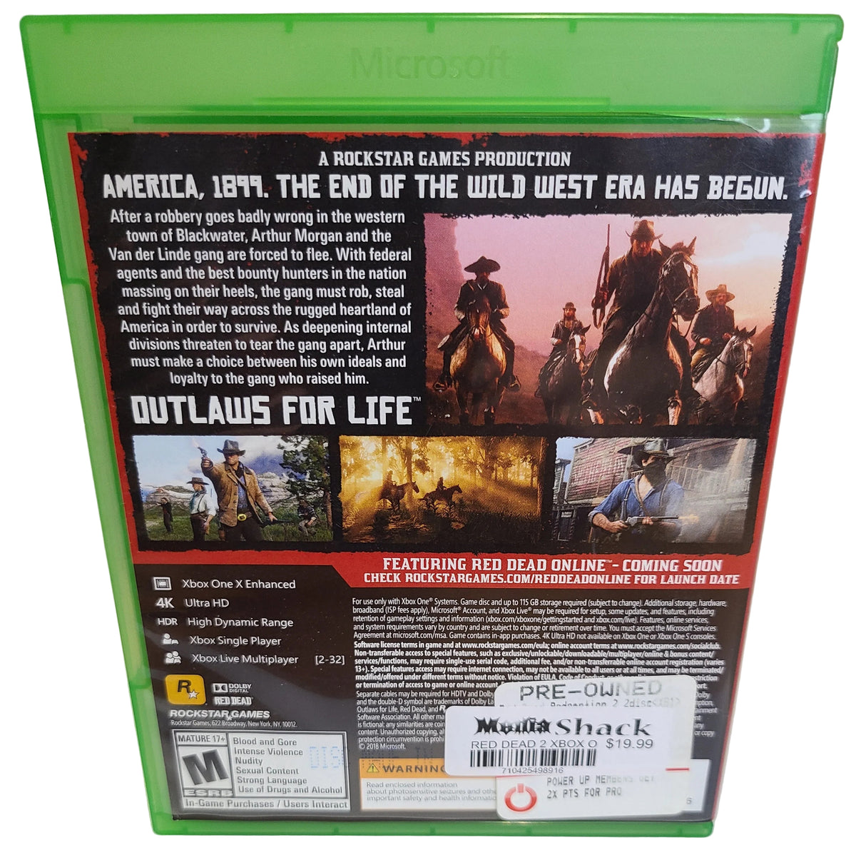 Red Dead Redemption II Xbox One