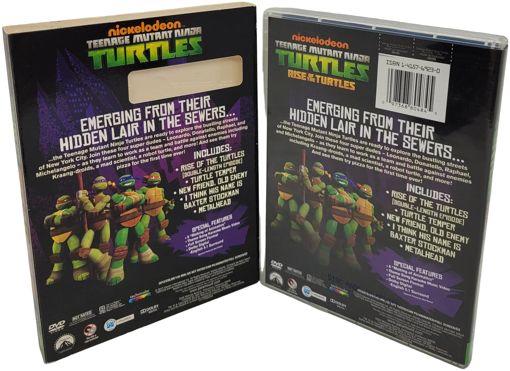 Nickelodeon Teenage Mutant Ninja Turtles Rise Of The Turtles DVD