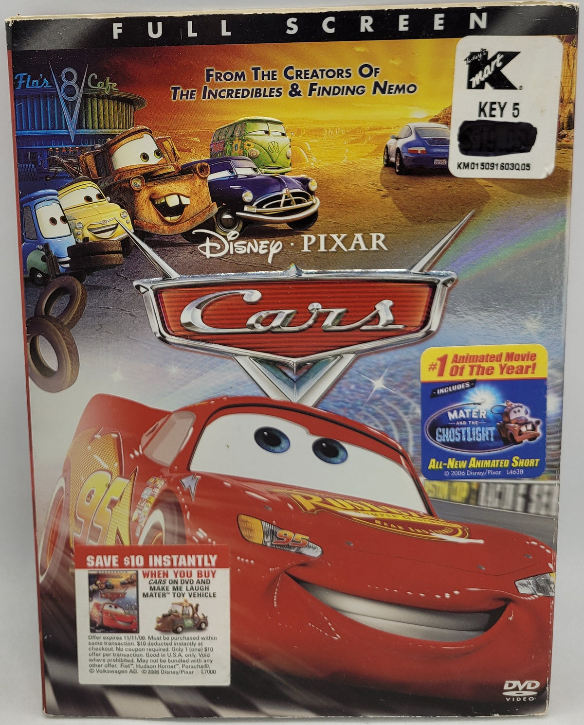 Disney's Cars DVD