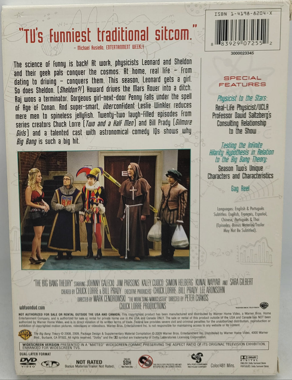 The Big Bang Theory Second Seasons DVD