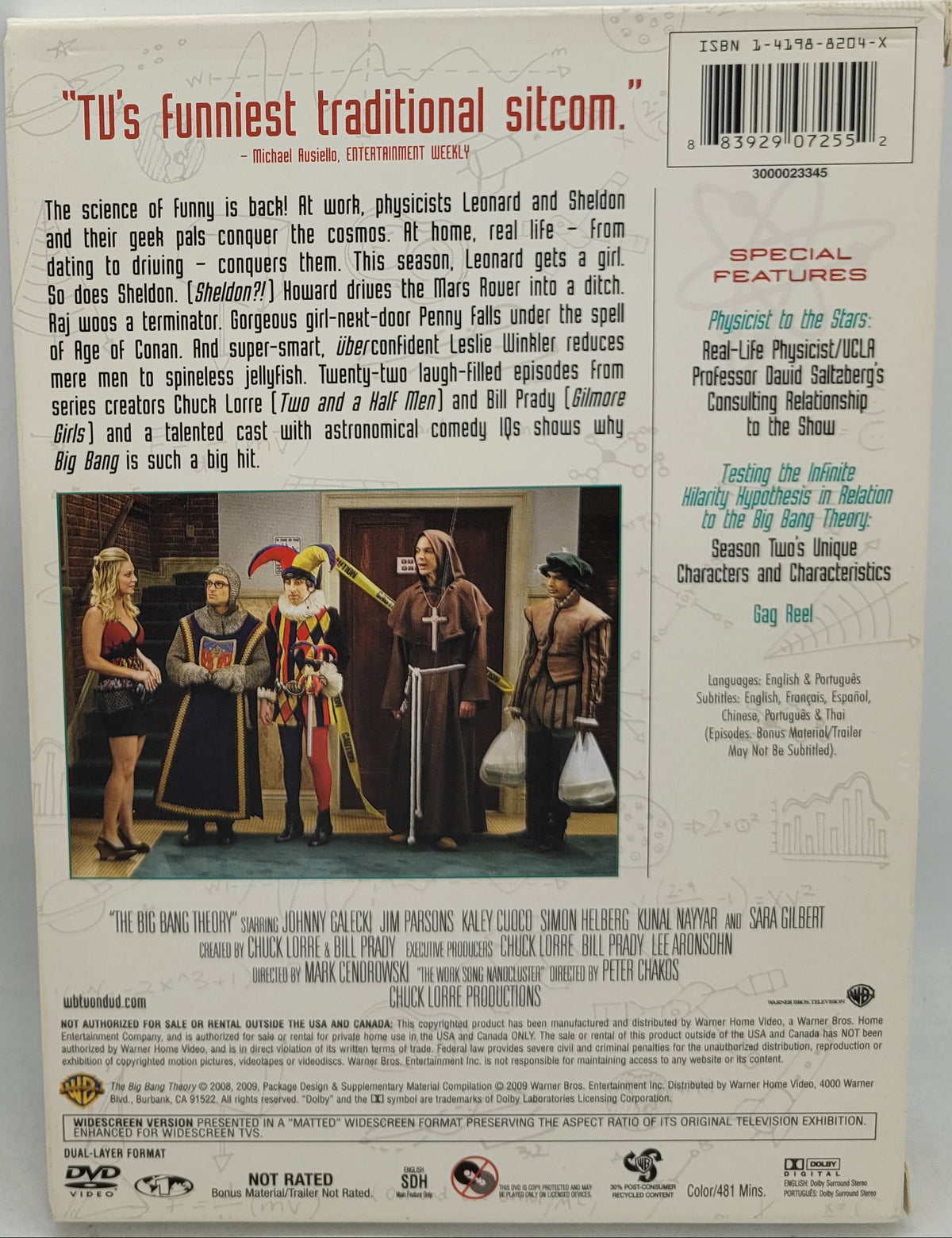 The Big Bang Theory Second Seasons DVD