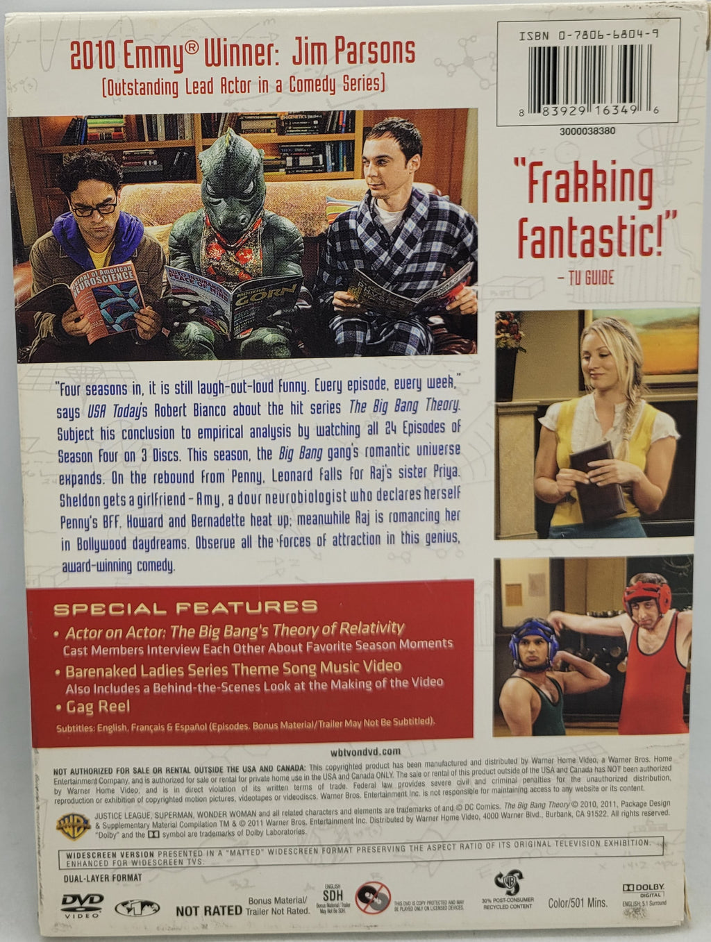 The Big Bang Theory Fourth Seasons DVD