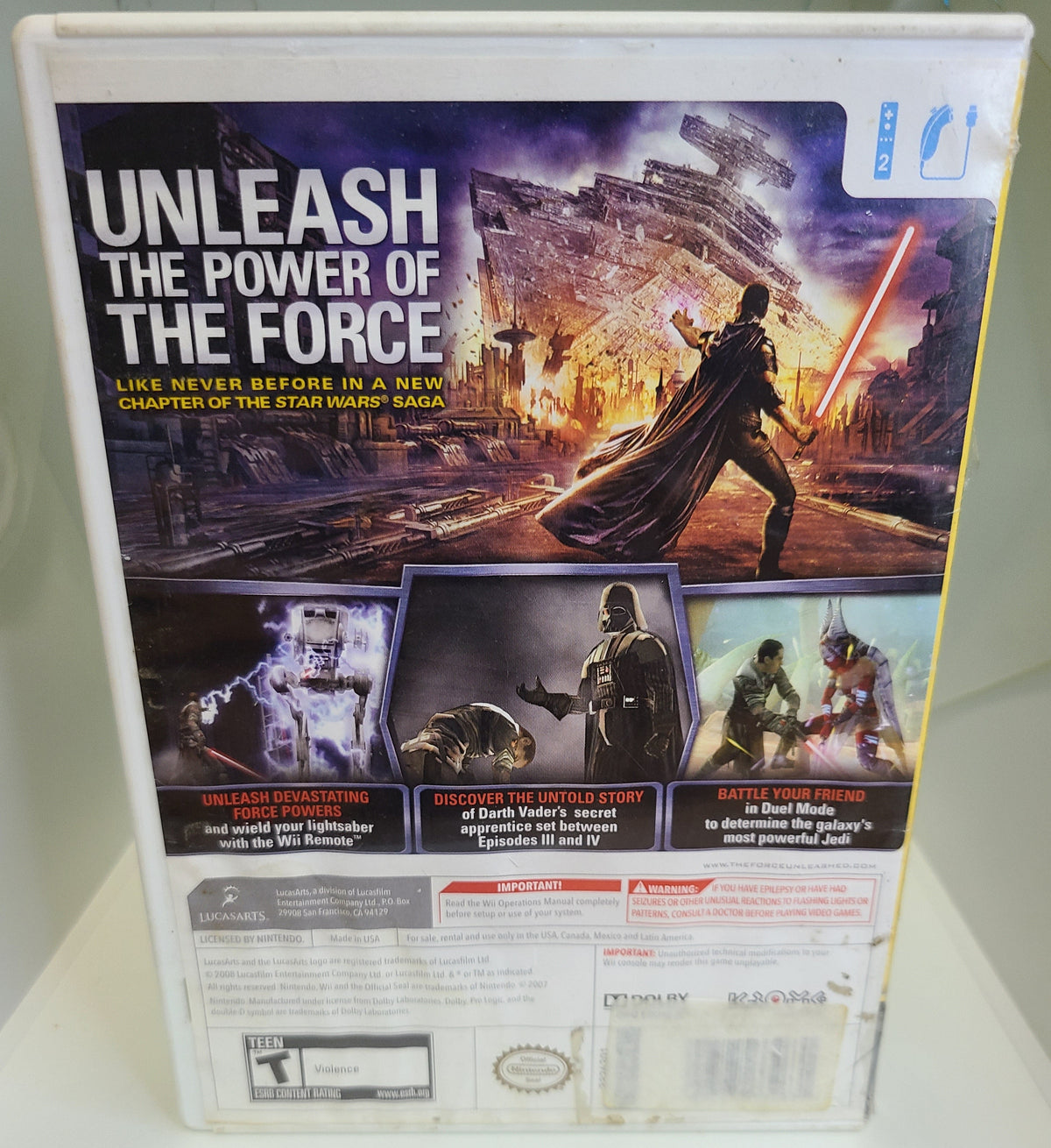Star Wars The Force unleashed Wii
