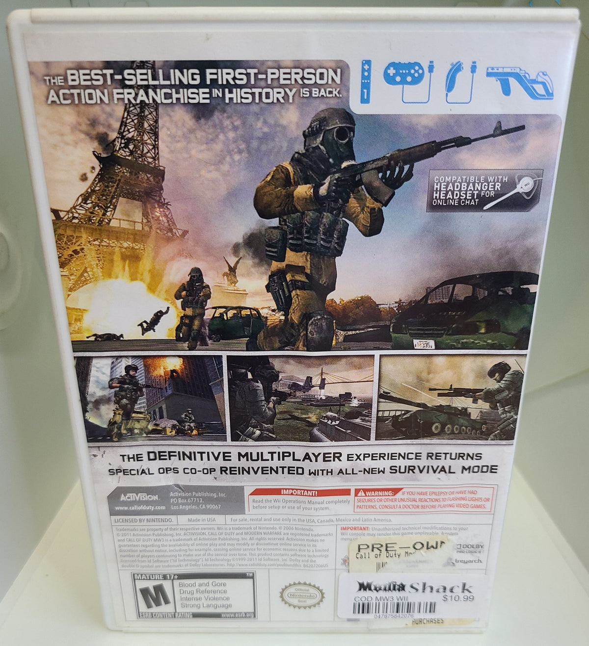 Call Of Duty MW3 Wii