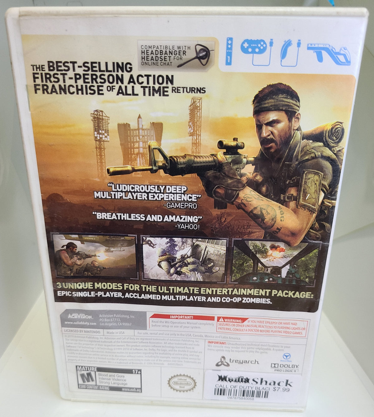 Call Of Duty Black Ops Wii