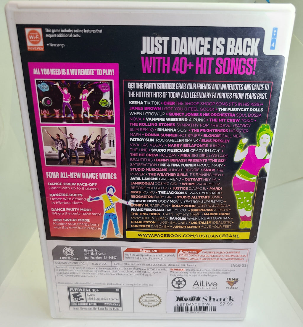 Just Dance 2 Wii