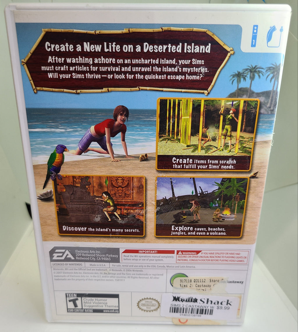 The Sims 2 Castaway Wii