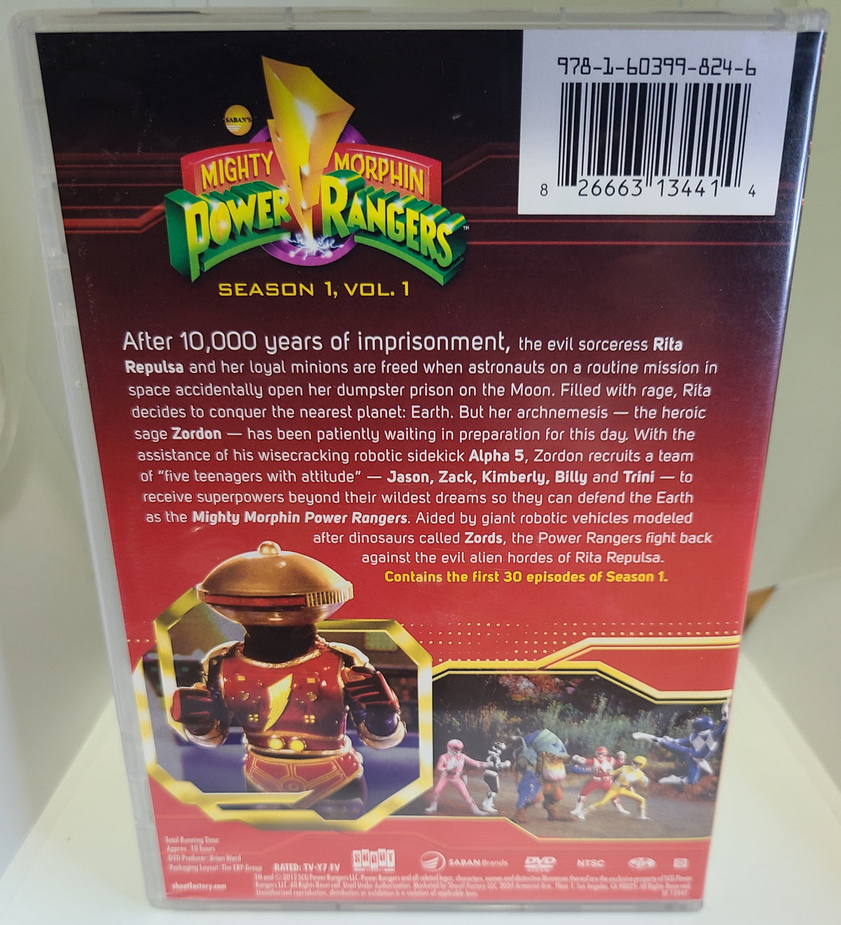 Mighty Morphin Power Rangers Season 1. Vol. 1 DVD