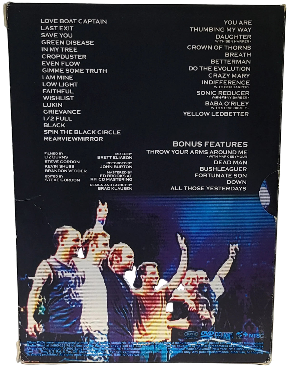 Pearl Jam Live at the Garden DVD