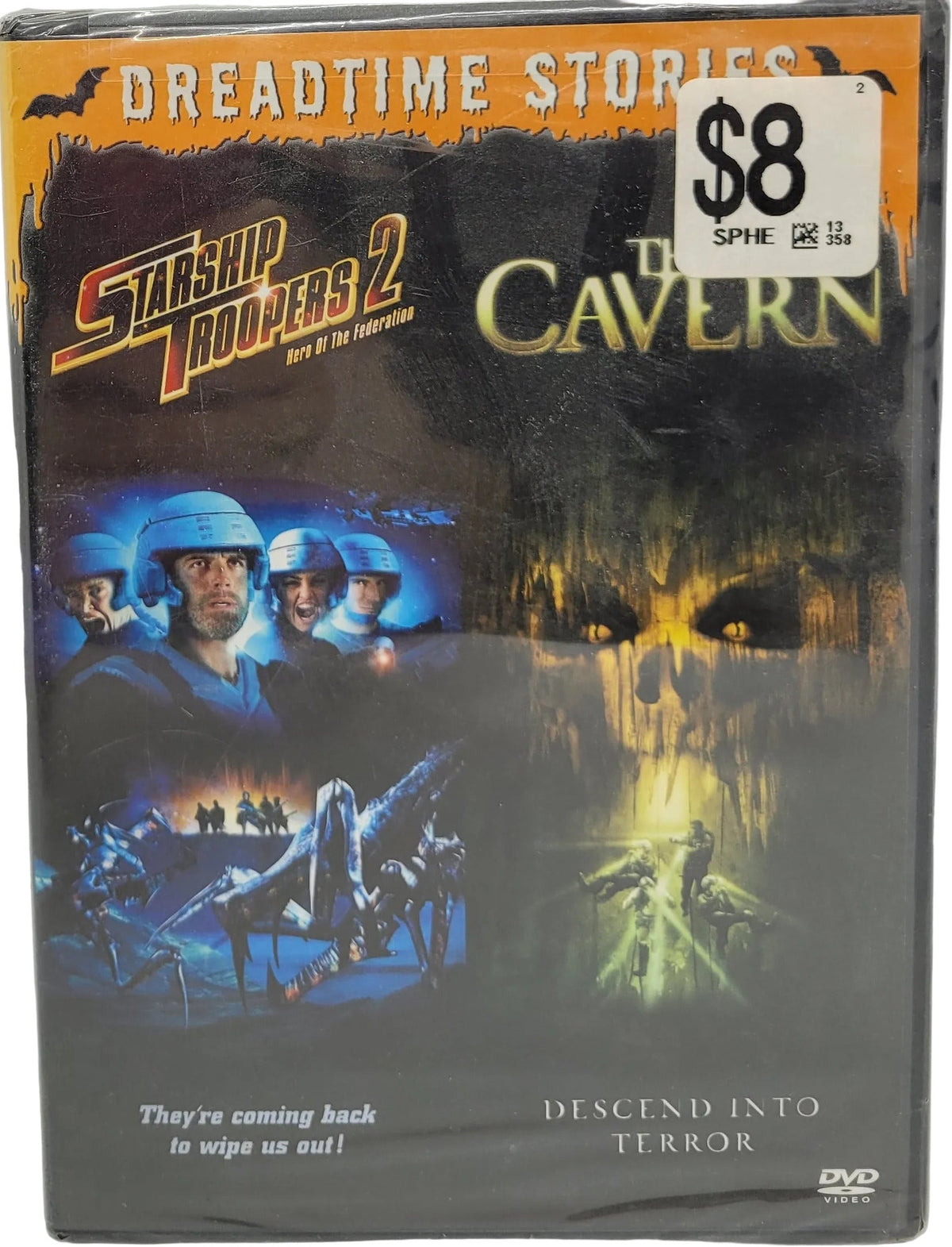 Starship Troppers 2 & The Cavern DVD
