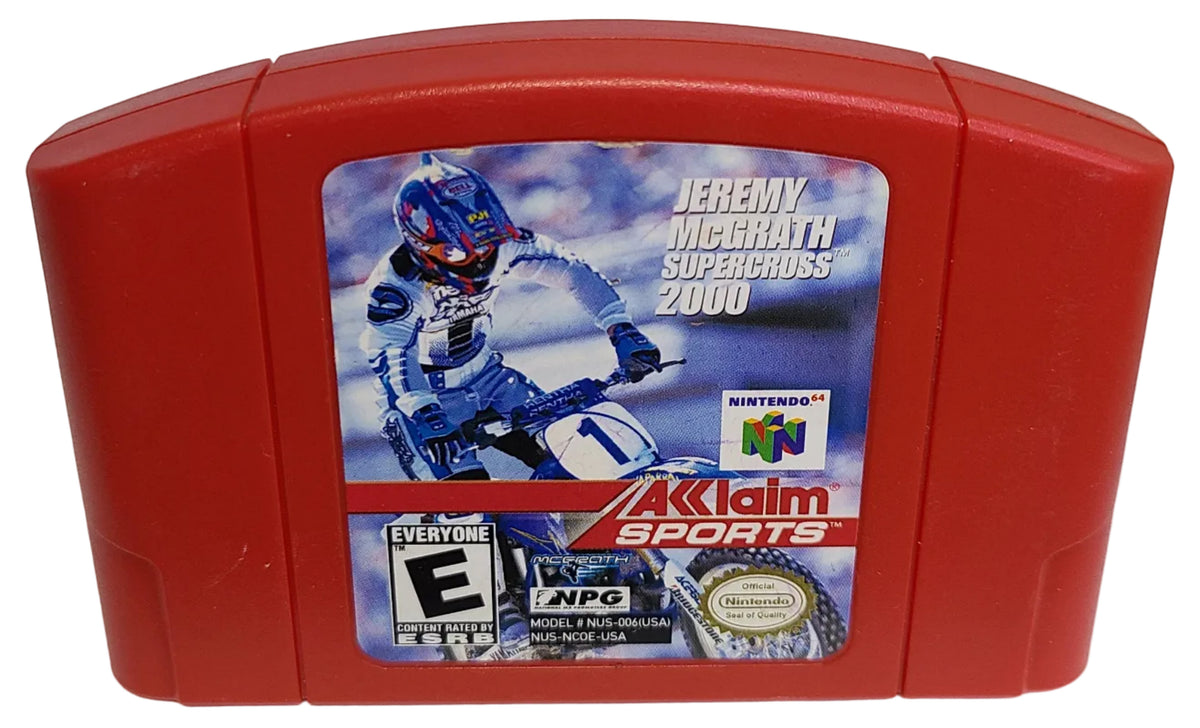 Jeremy McGrath Supercross 2000 Nintendo 64 N64