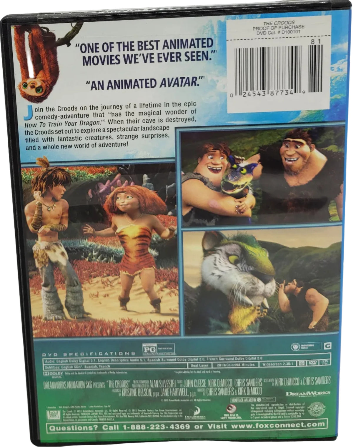 The Croods DVD