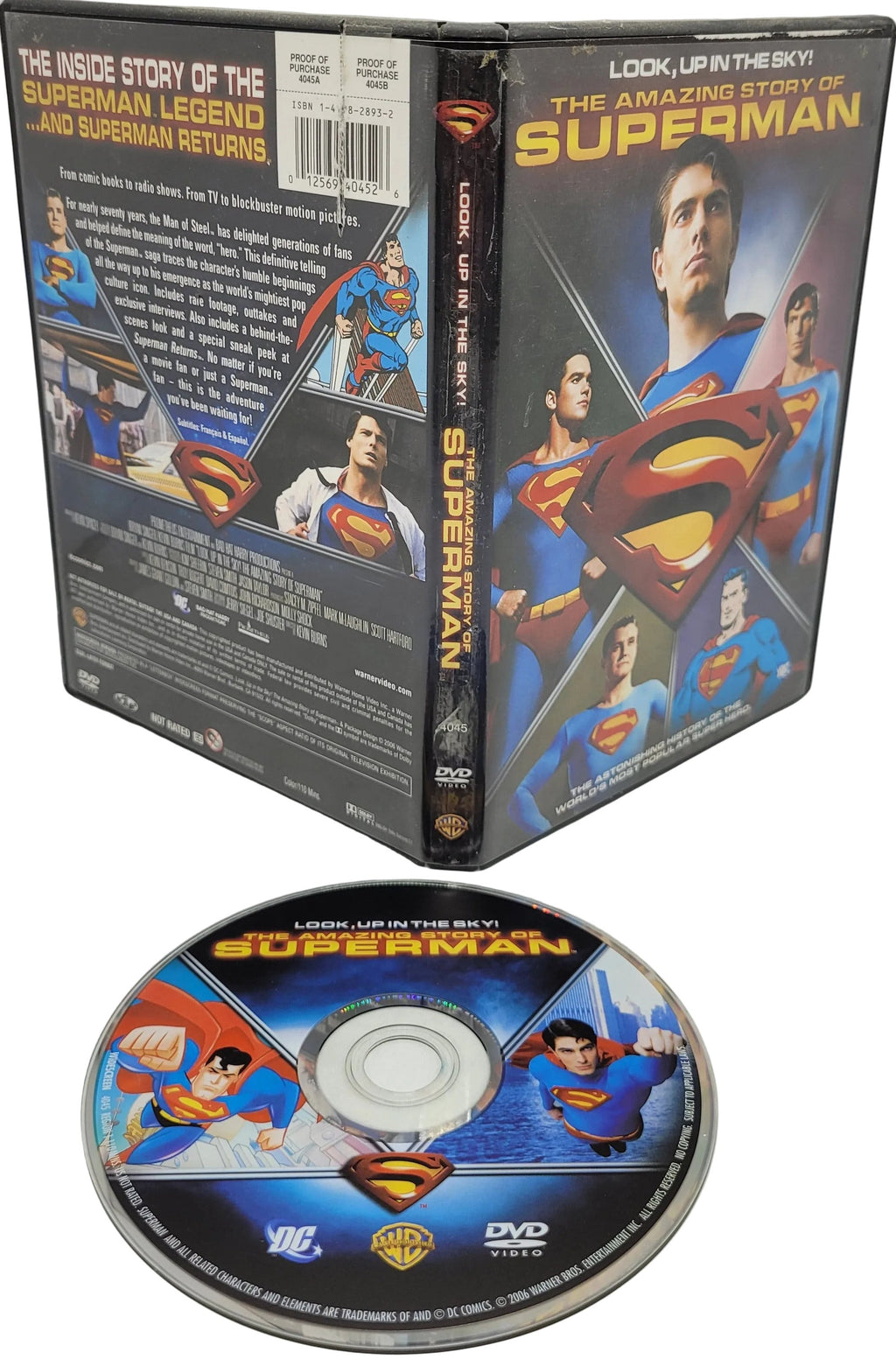 The Amazing Story Of Superman DVD