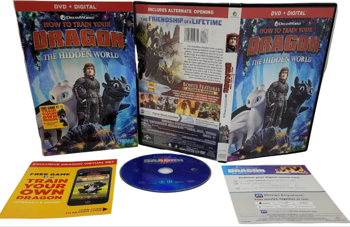 How To Train Your Dragon The Hidden World DVD