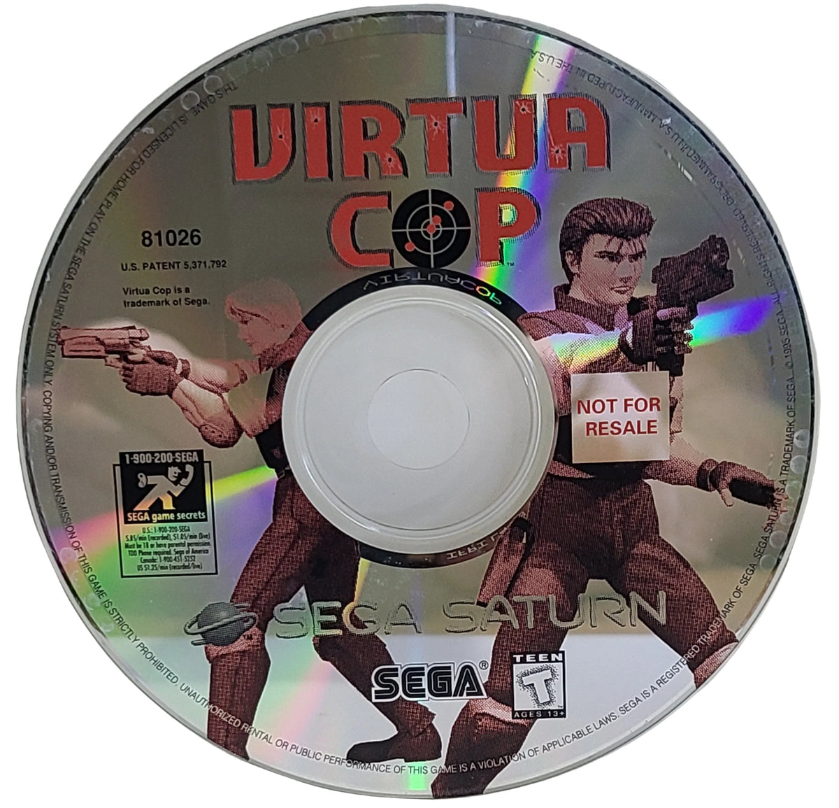 Virtua Cop Sega Saturn