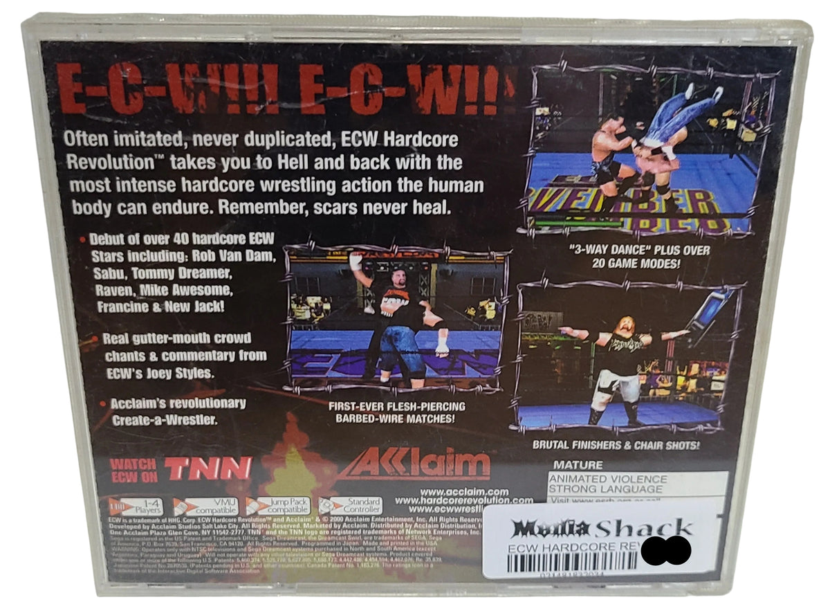 Hardcore ECW Revolution Sega Dreamcast