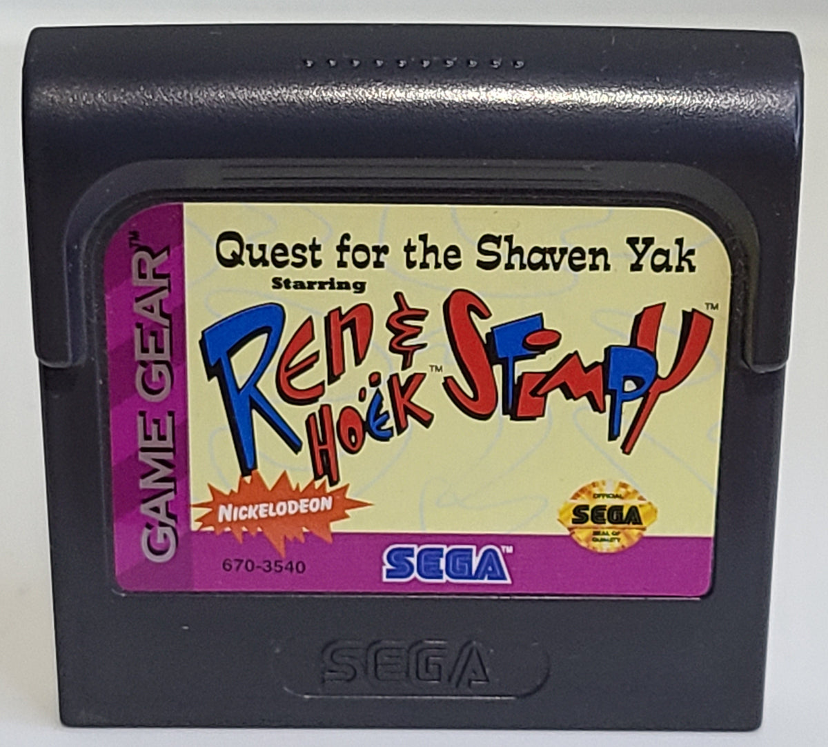 Ren & Stimpy Quest for the Shaven Yak Game Gear