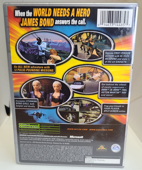 007 Agent Under Fire Platinum Hits Xbox