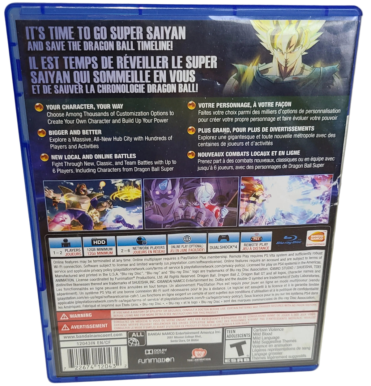 Dragonball Xenoverse 2 Playstation 4 PS4