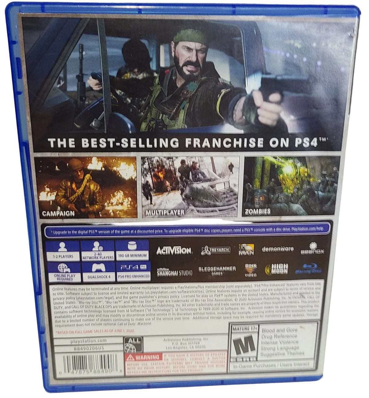 Call of Duty Black Ops Cold War Playstation 4 PS4