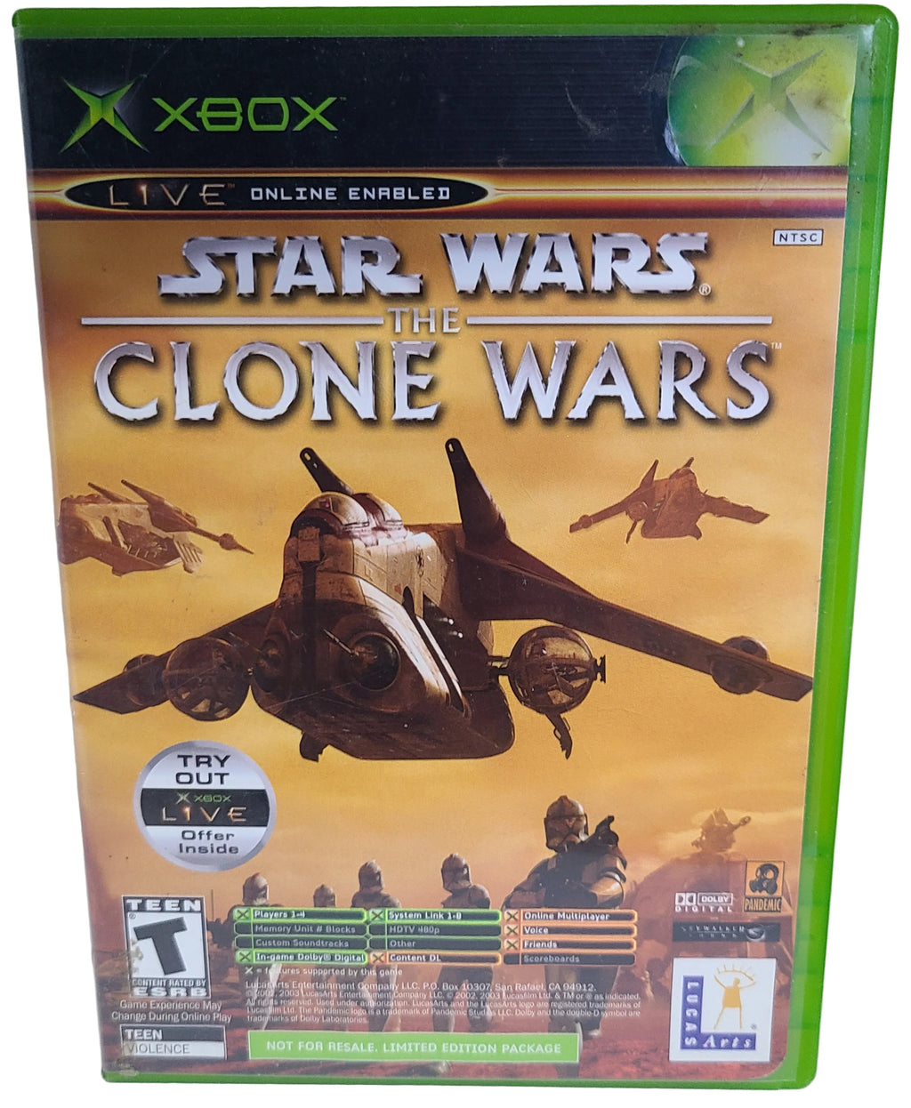 Star Wars The Clone Wars / Tetris Worlds Xbox